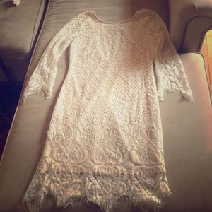 Open back lace dress - size medium